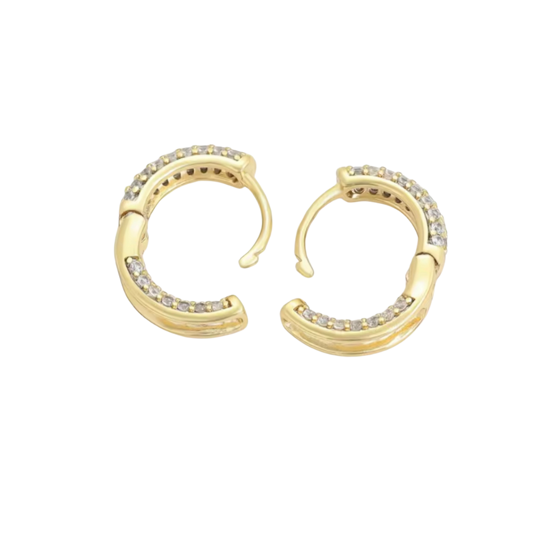 Diana Zircon Hoops