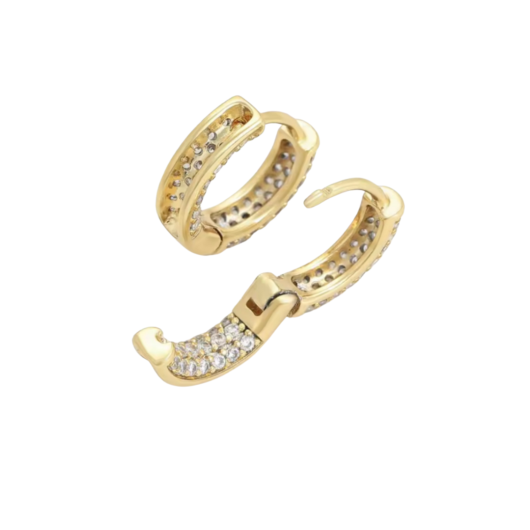 Diana Zircon Hoops