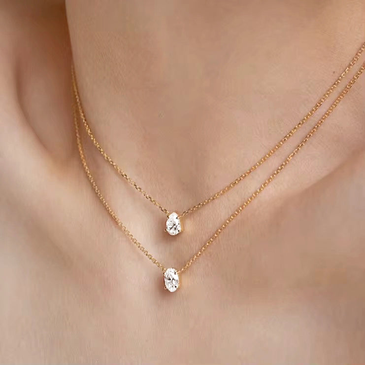 Amara Pear Necklace