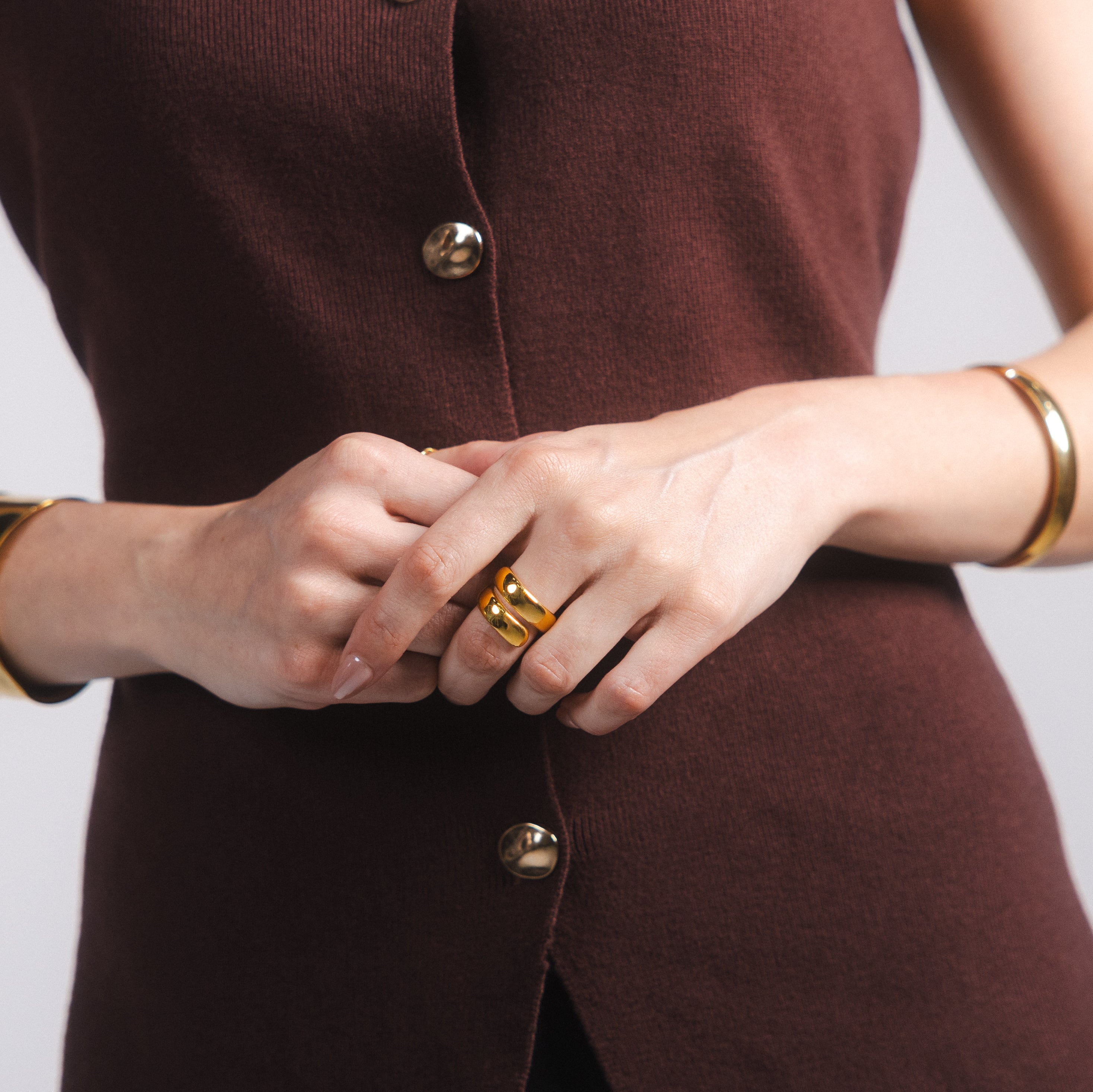 Daliya Gold Cuff