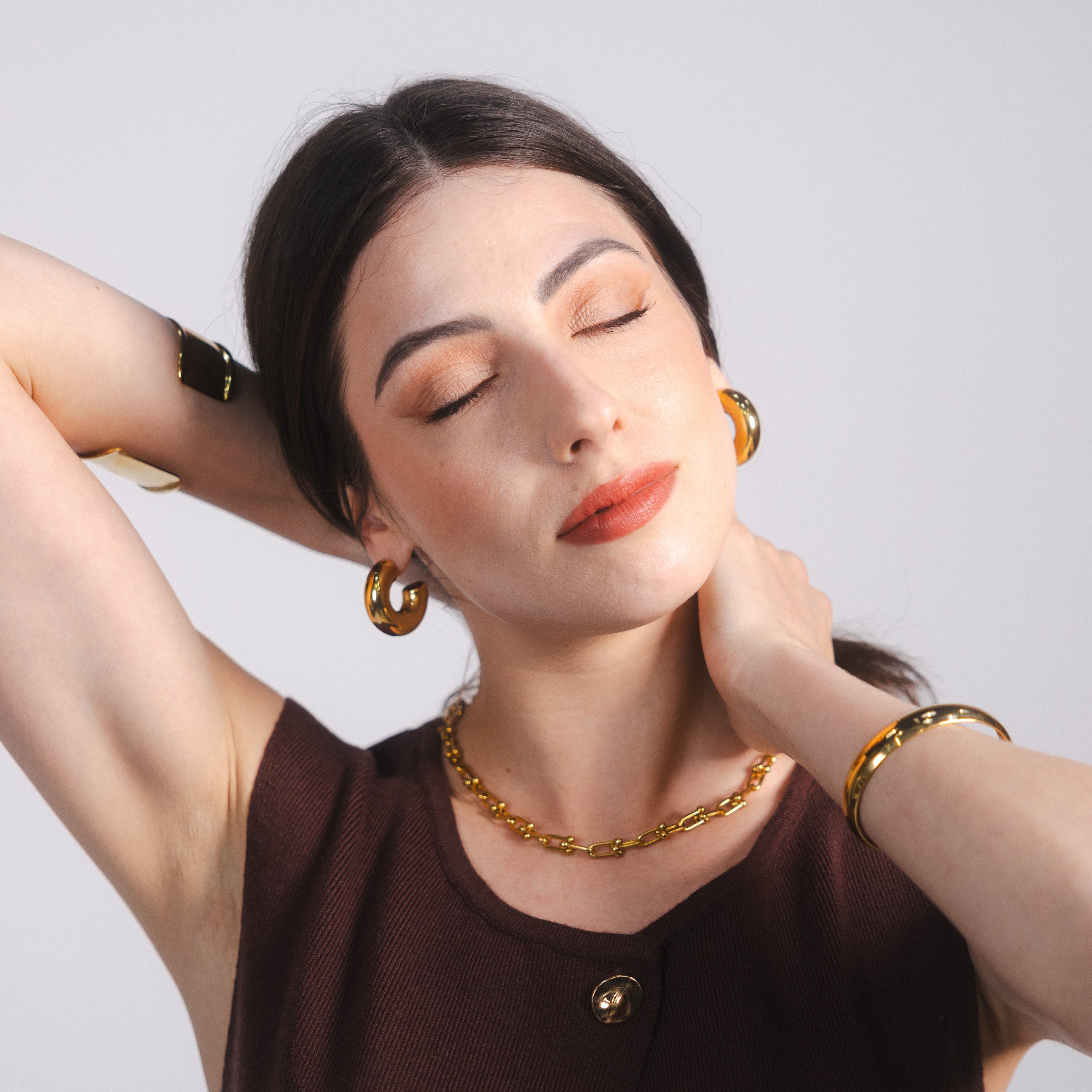 Daliya Gold Cuff
