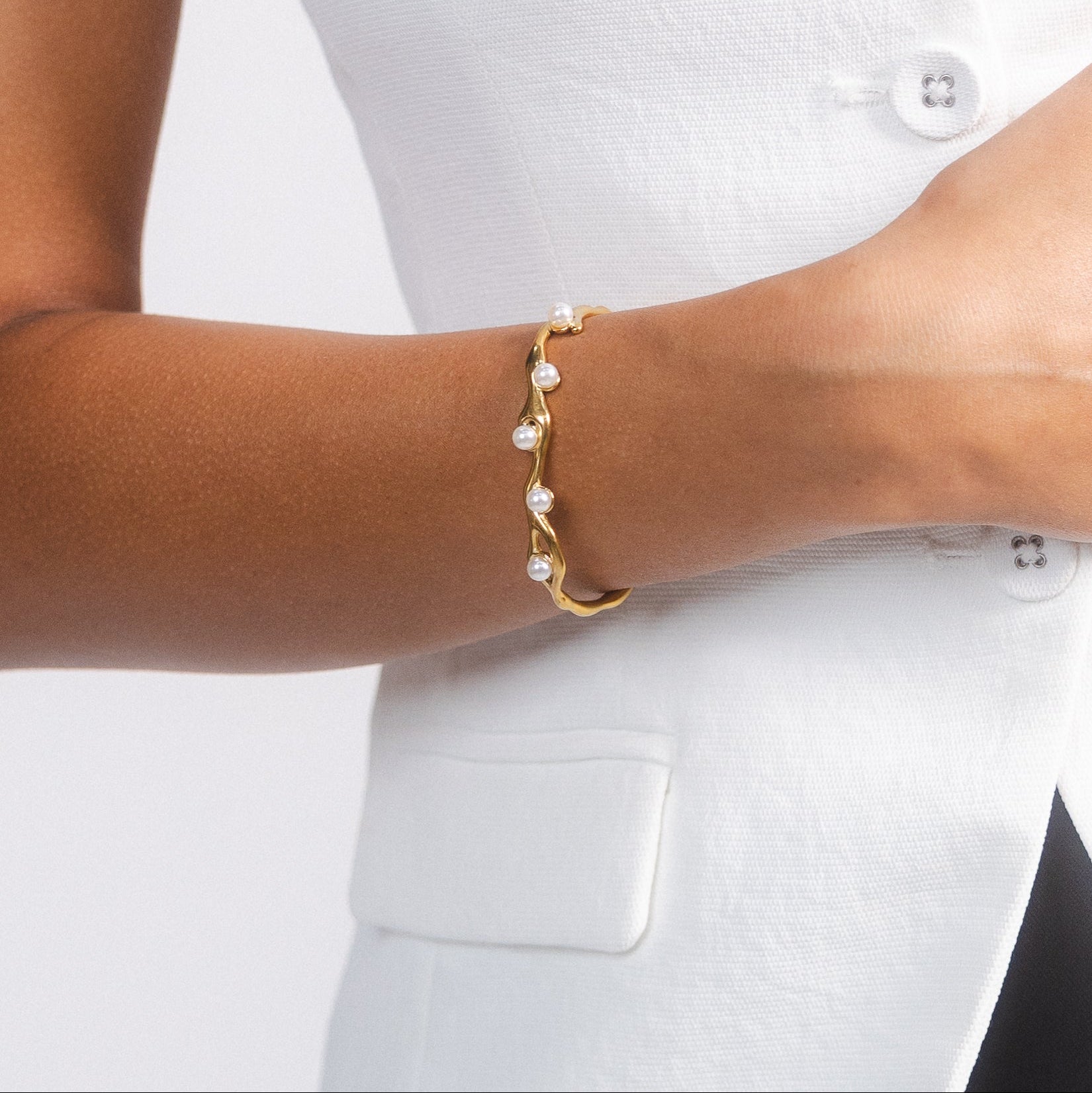 Ophelia Pearl Cuff