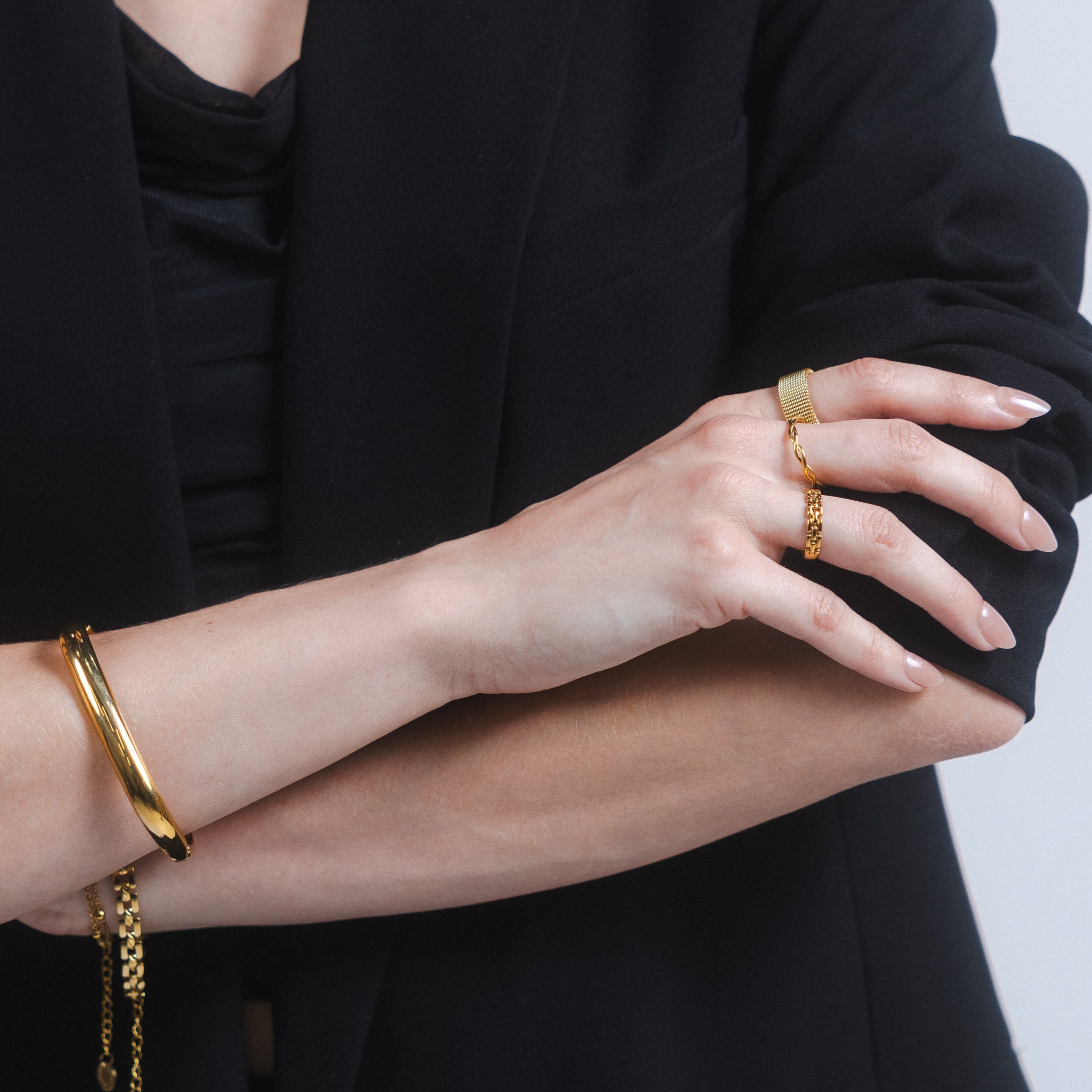 Bailey Wide Belt Bracelet