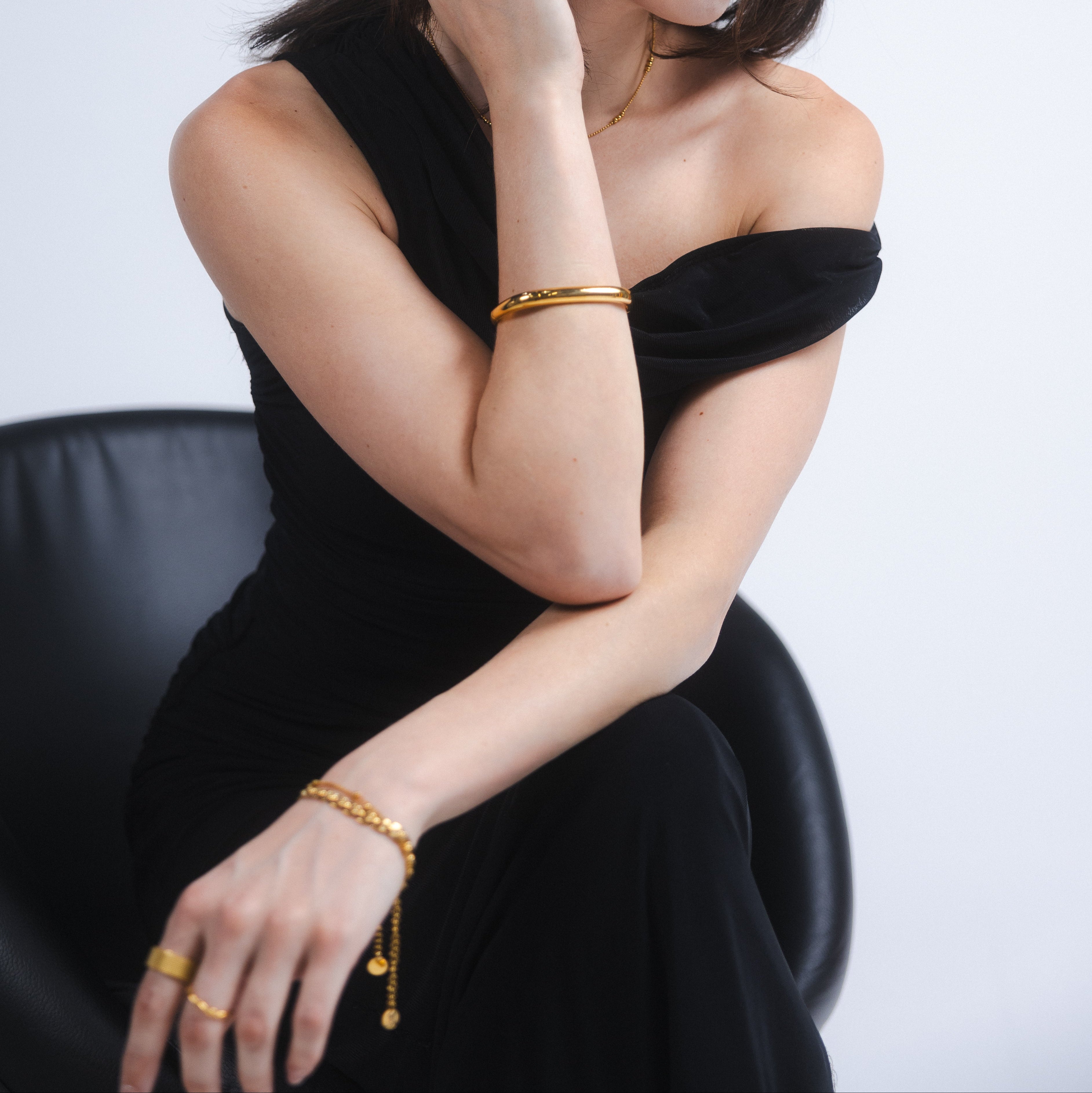 Bailey Wide Belt Bracelet