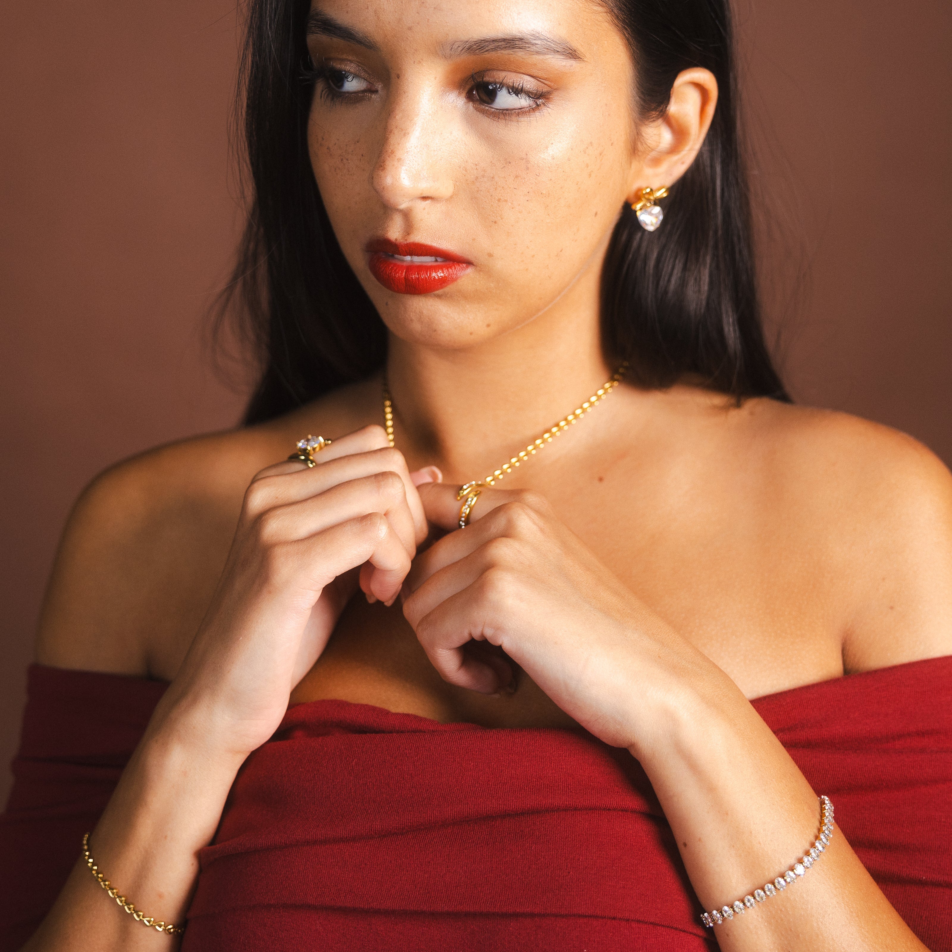 Stella Heart Earrings