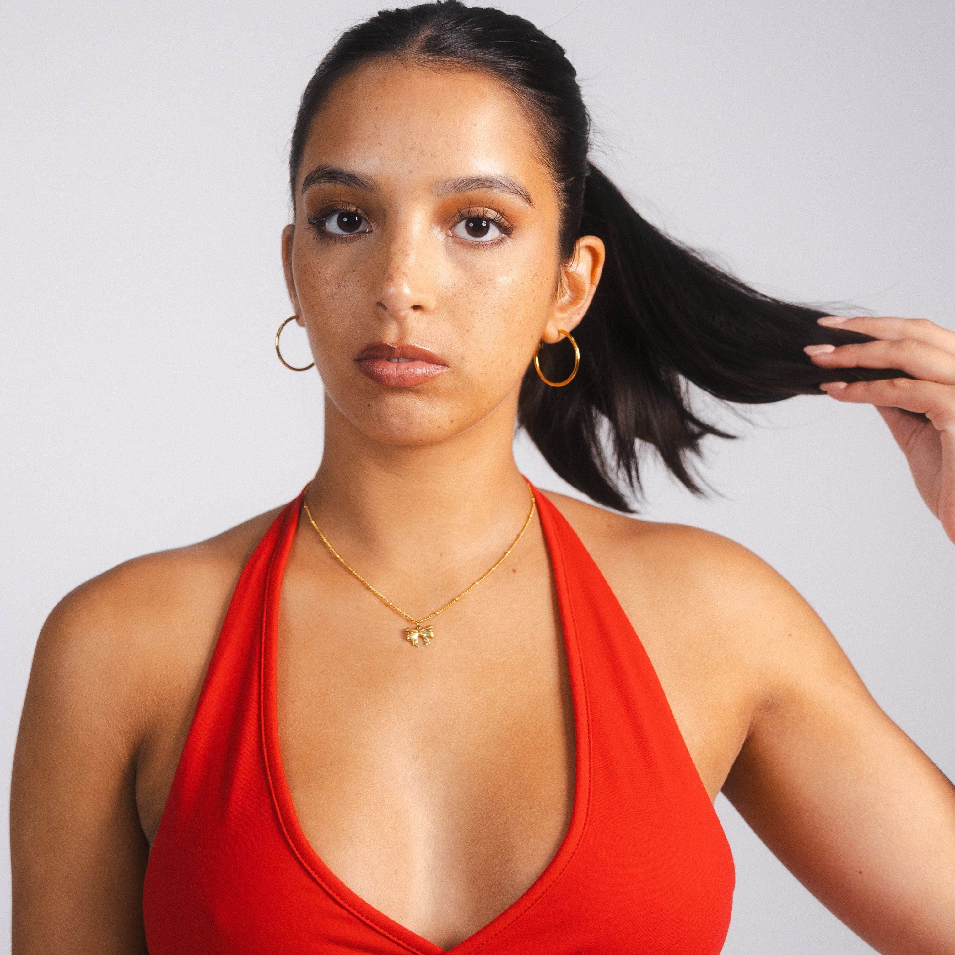 Annie Dainty Bow Necklace