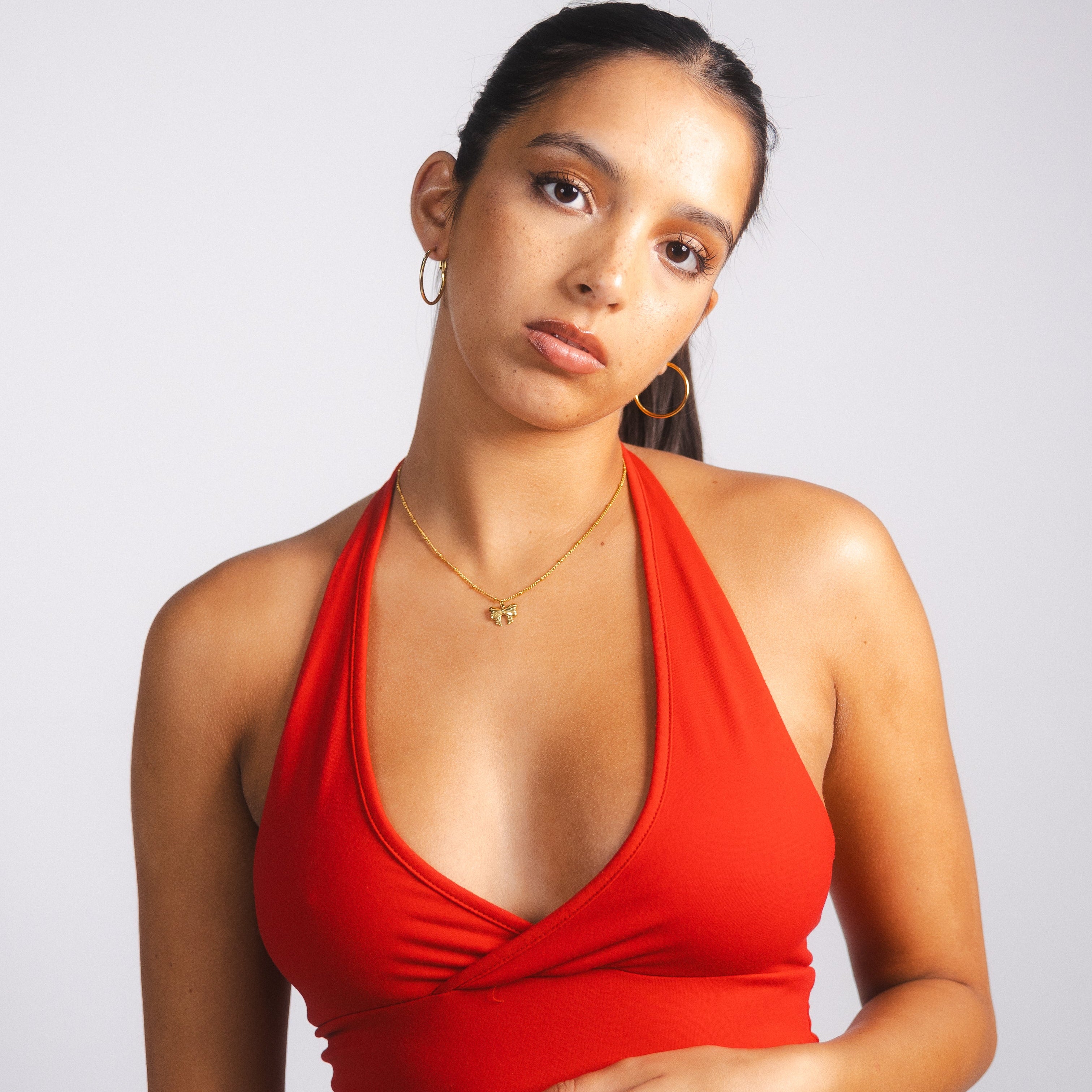 Annie Dainty Bow Necklace