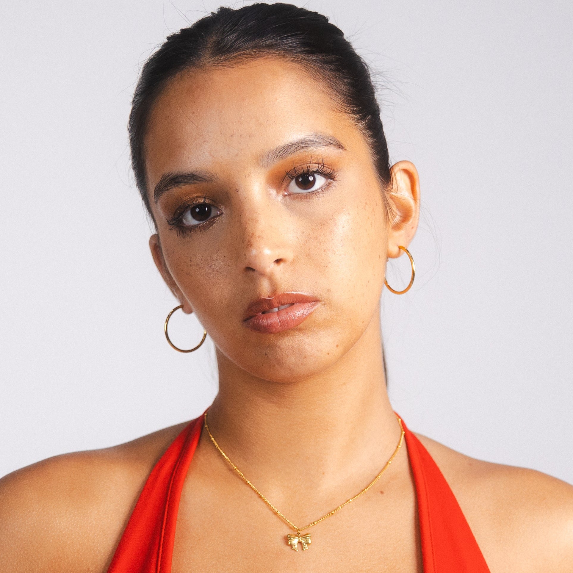 Annie Dainty Bow Necklace