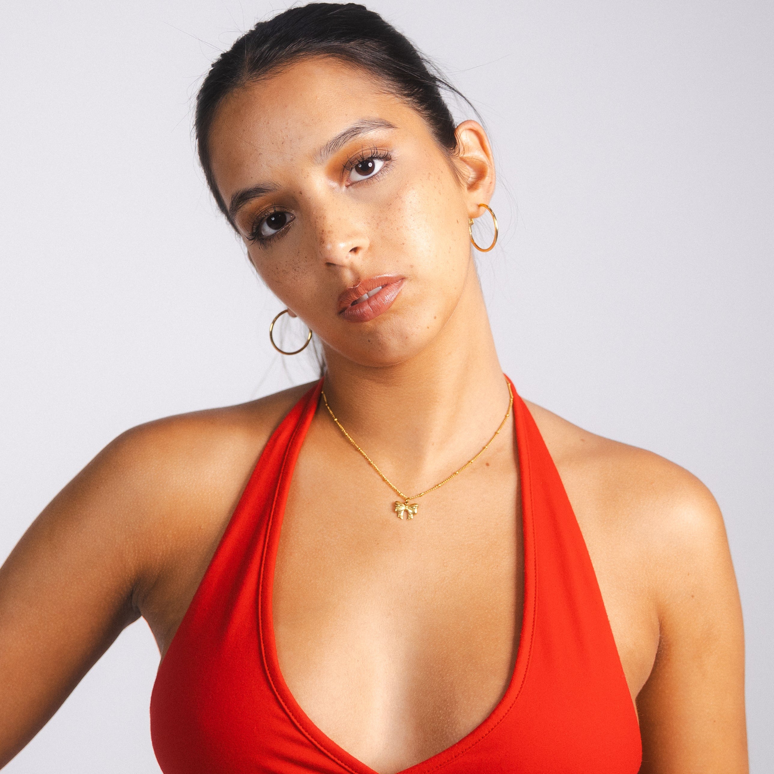 Annie Dainty Bow Necklace