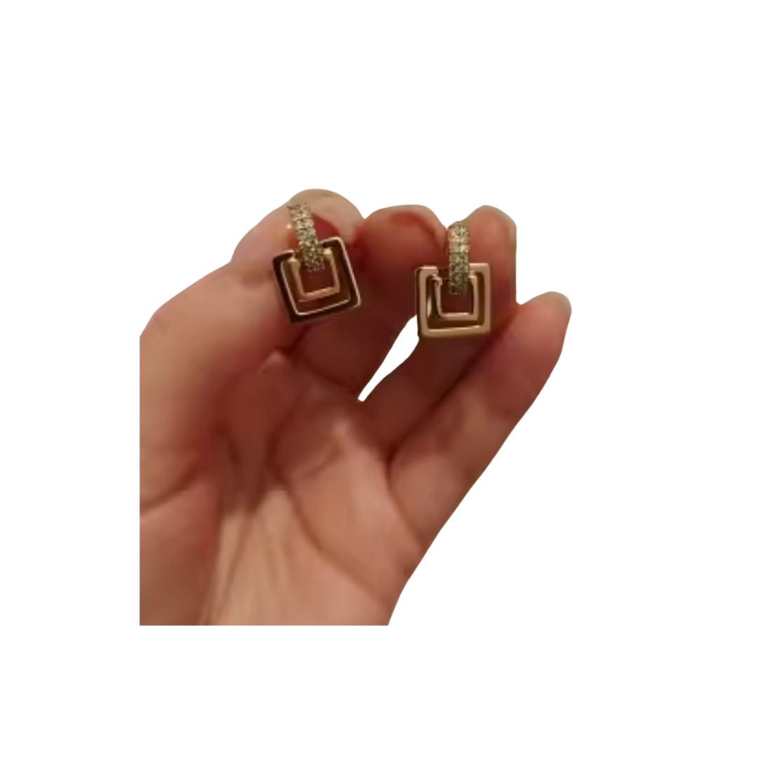 Daphane Rose Gold Earrings