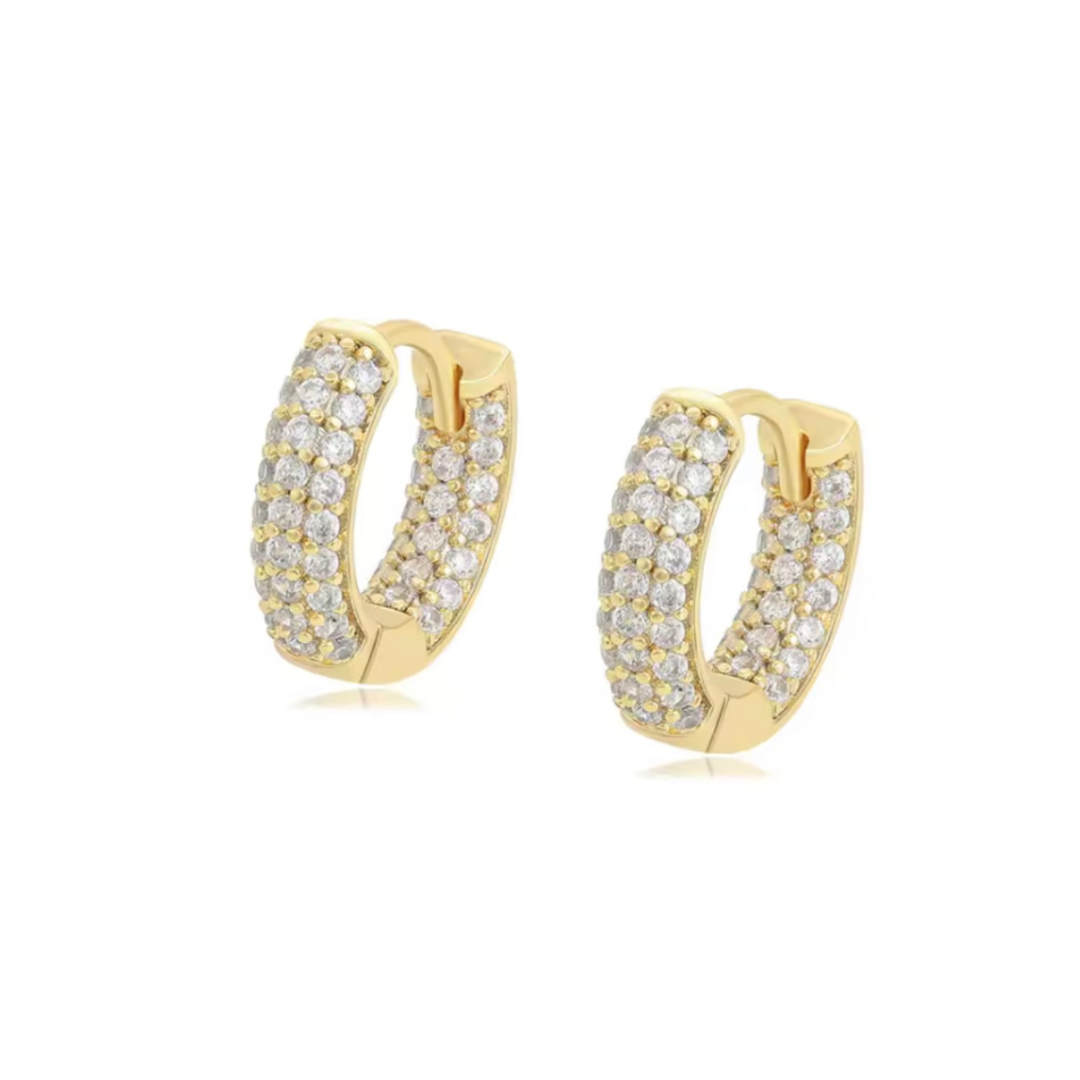 Diana Zircon Hoops