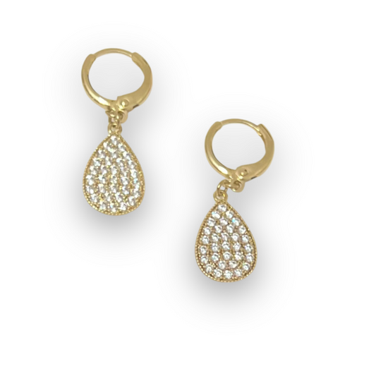 Eleanor Waterdrop Gold Earrings