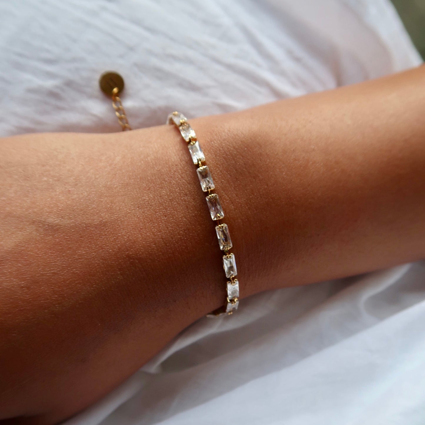 GIANNA RECTANGLE CUT BRACELET