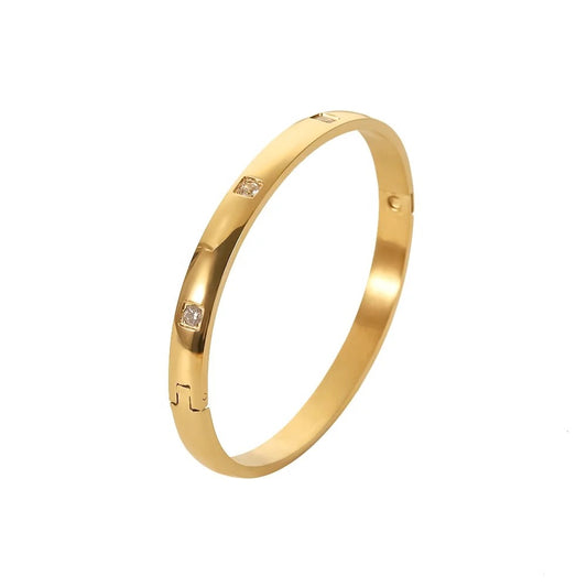 DEE ZIRCONIA DAINTY BANGLE