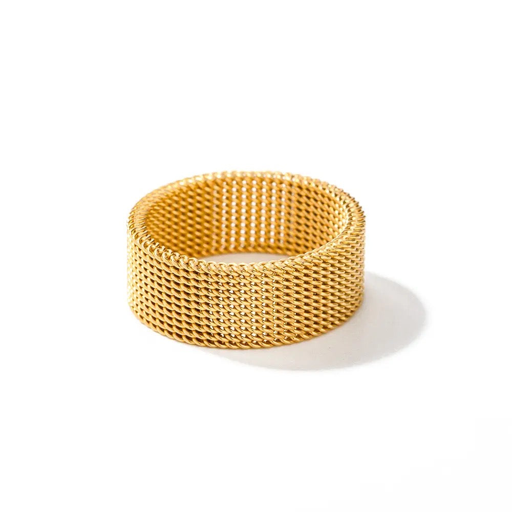 MABEL LATTICE WOVEN RING