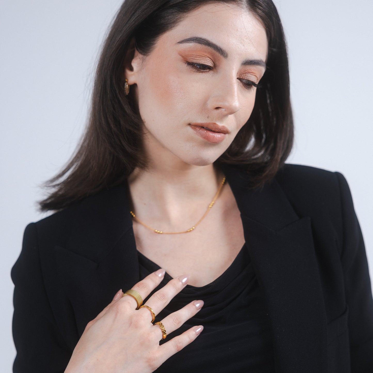 MABEL LATTICE WOVEN RING